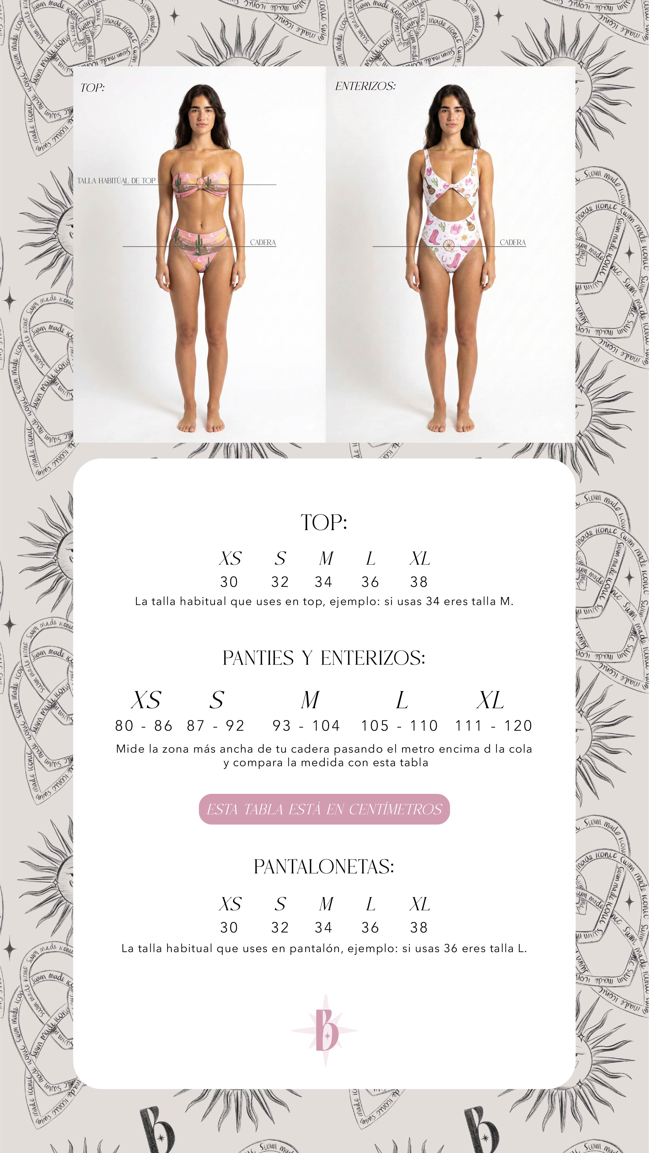 Tabla de tallas (Celular)